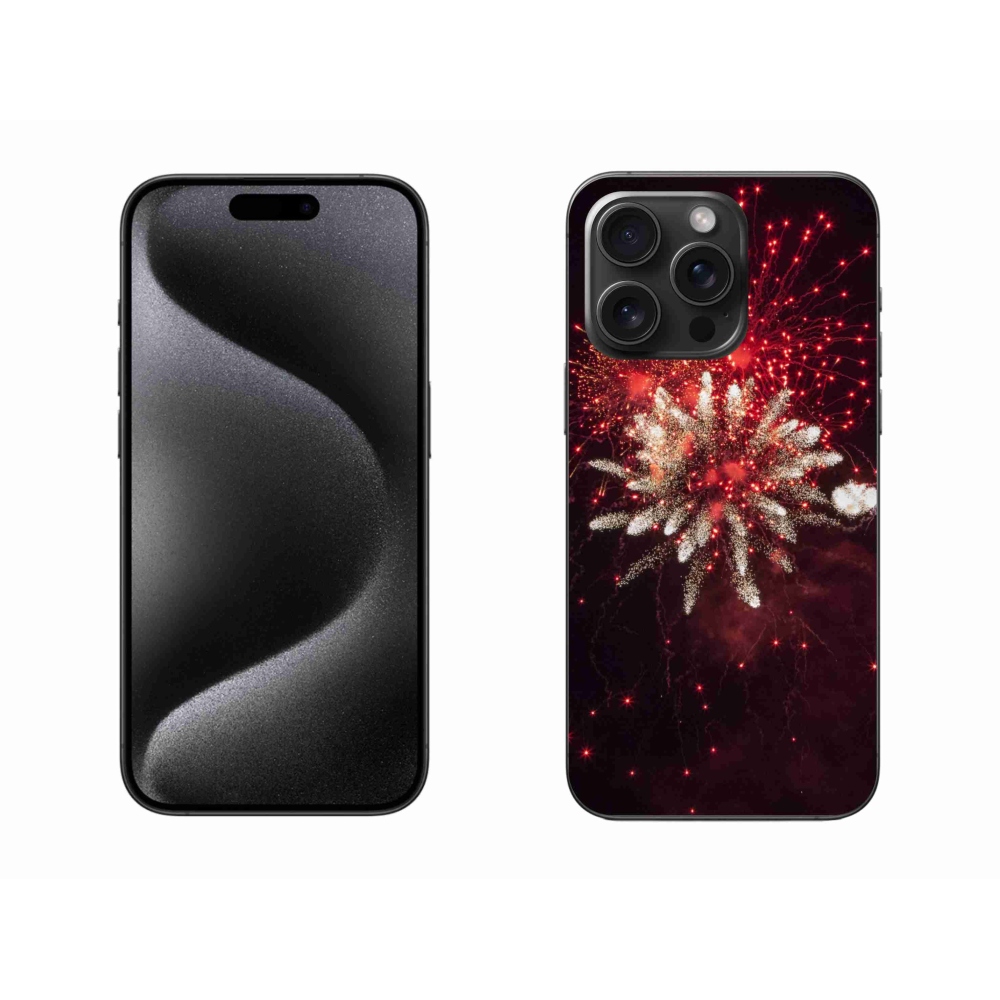 Zselés borítás mmCase iPhone 15 Pro Max készülékhez - tűzijáték