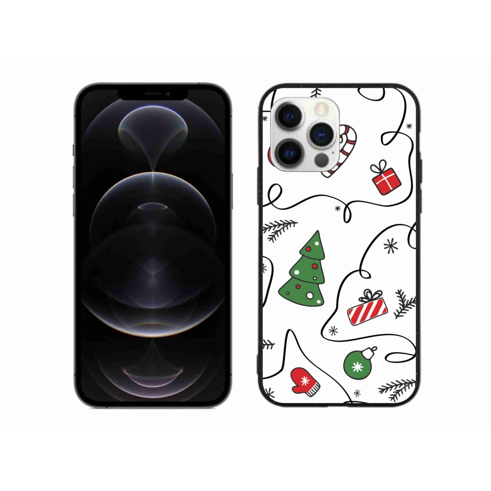 Gél borítás mmCase iPhone 12 Pro Max készülékhez - karácsonyi motívumok