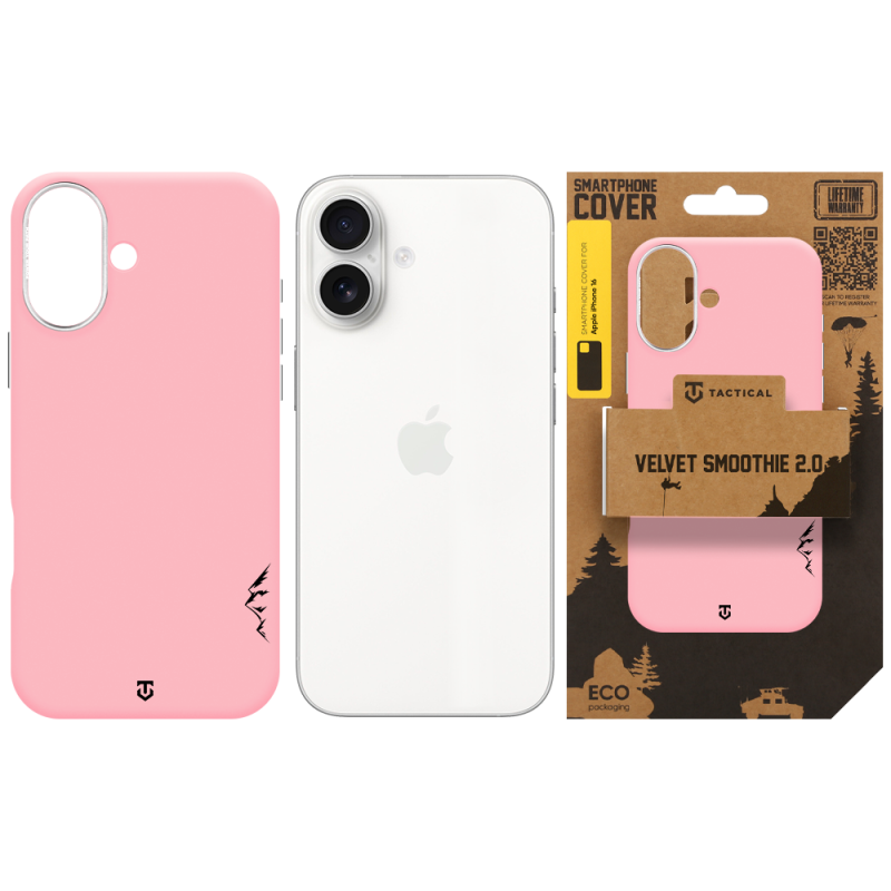 Tactical MagForce Velvet Smoothie 2.0 tok az Apple iPhone 16-hoz, Pink Panther