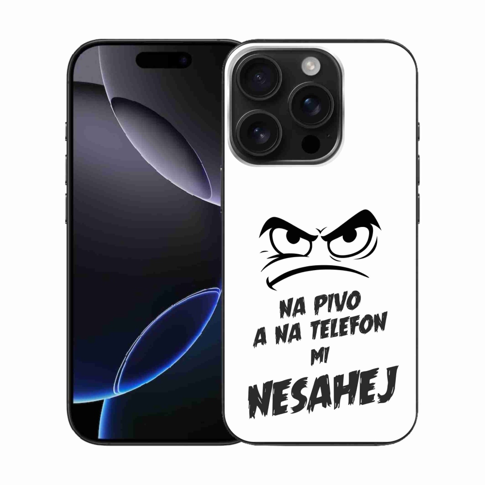 Gél borítás mmCase iPhone 16 Pro készülékhez - sör motívum 2 fehér háttér