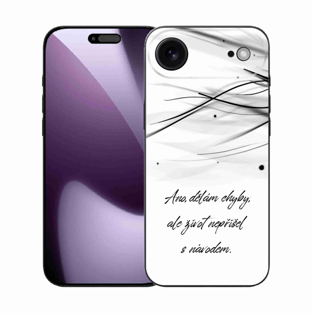 Gél borítás mmCase iPhone 17 Air készülékhez - idézem fehér háttér