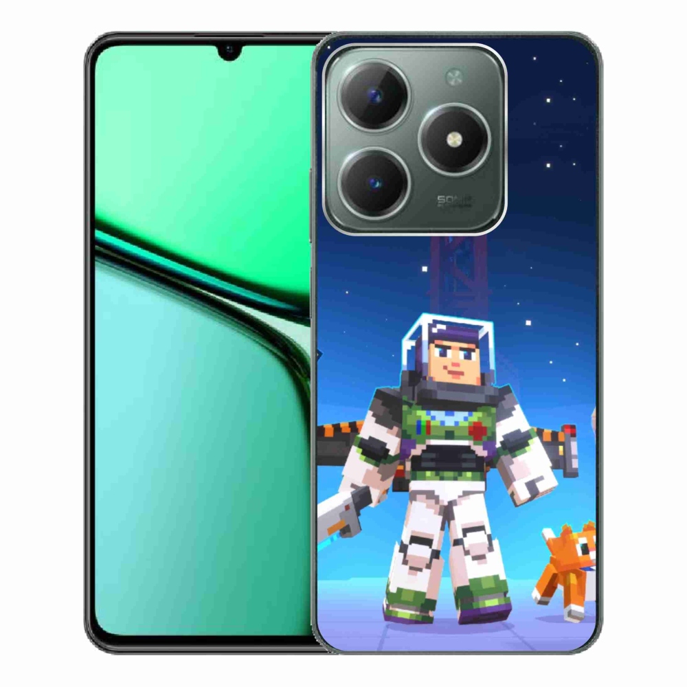 Gél borító mmCase a Realme C61 készülékhez - minecraft 2
