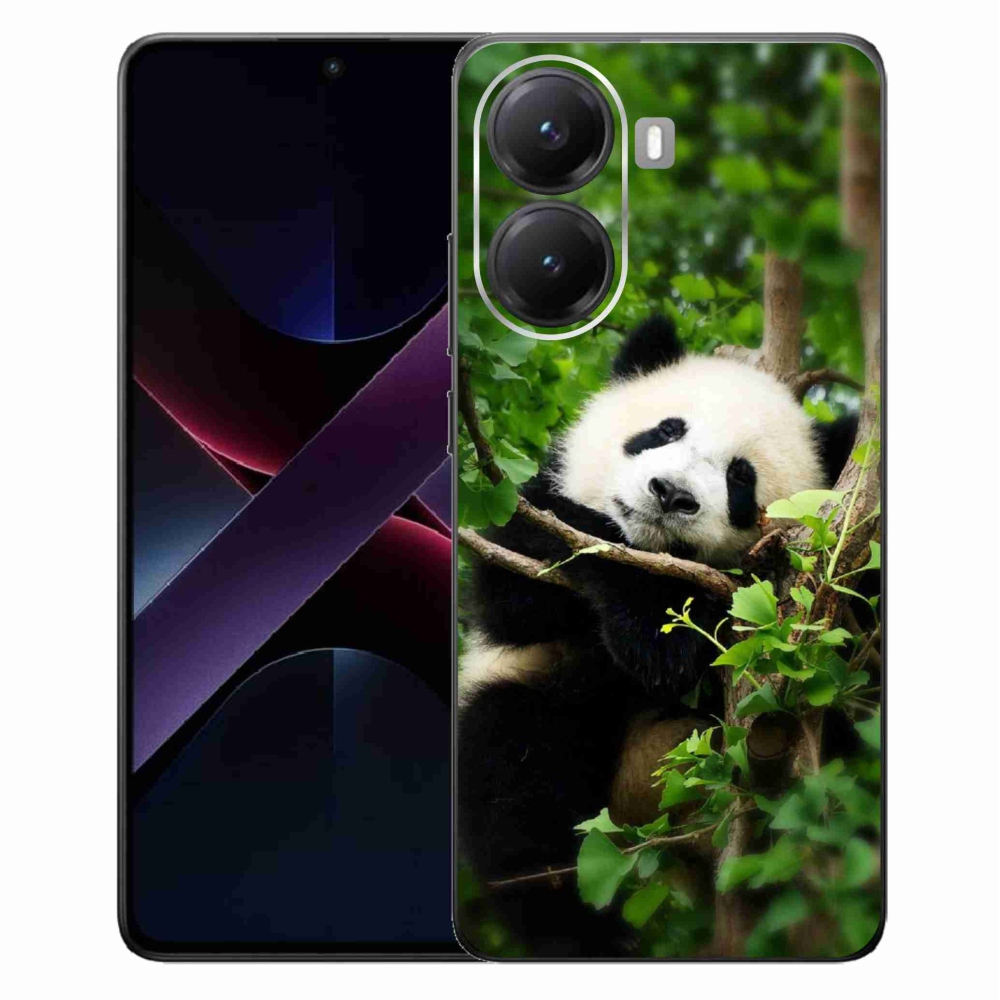 Gél borítás mmCase a Xiaomi Poco X7 Pro 5G számára - panda