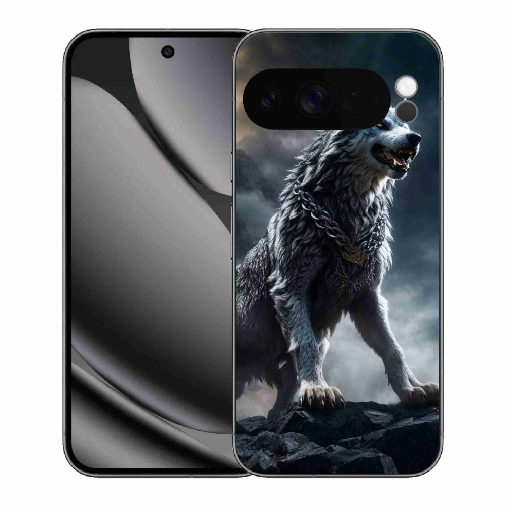 Zselés borítás mmCase a Google Pixel 10 Pro XL-hez - farkas 1