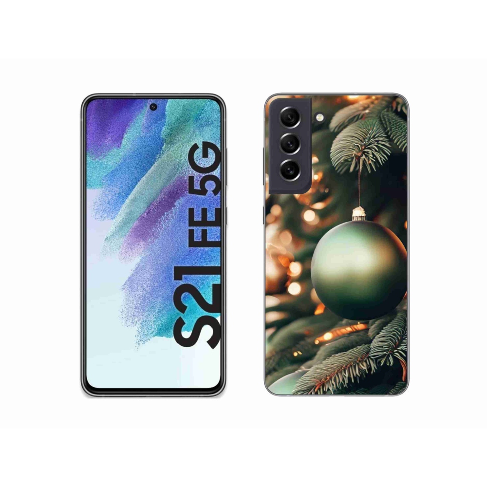 Gél borítás mmCase Samsung Galaxy S21 FE 5G - karácsonyi dekoráció 1