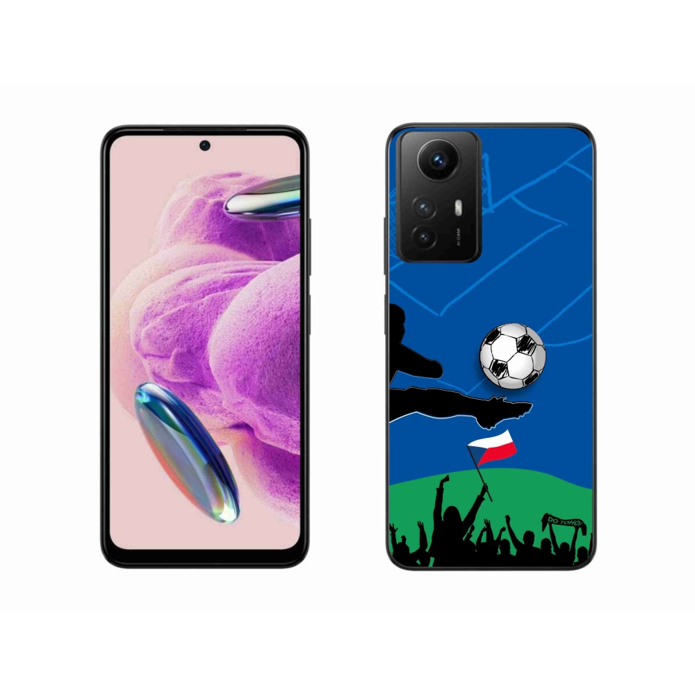 Gél borítás mmCase a Xiaomi Redmi Note 12S-hez - futballszurkolóknak