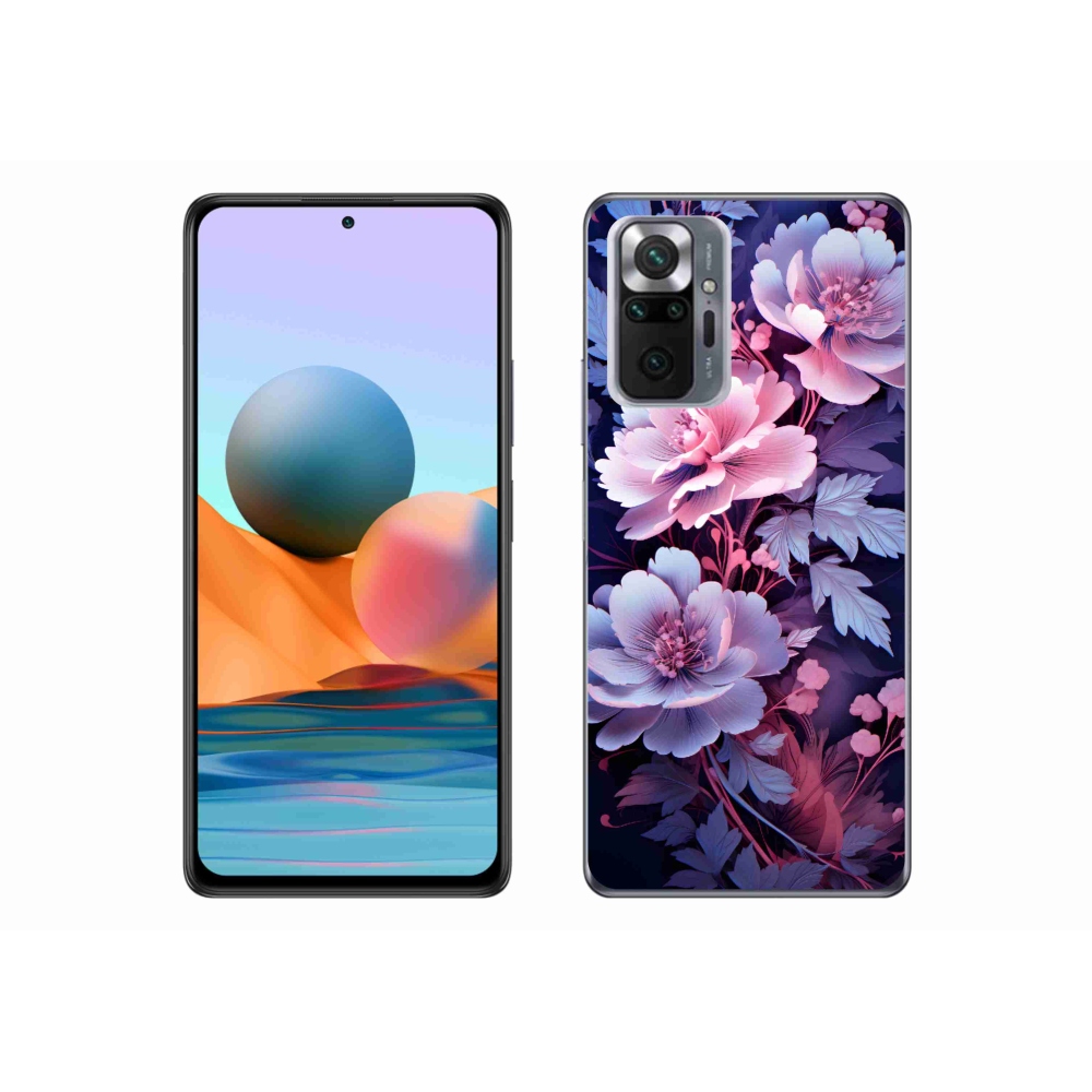 Gél borítás mmCase a Xiaomi Redmi Note 10 Pro számára - virágok 11