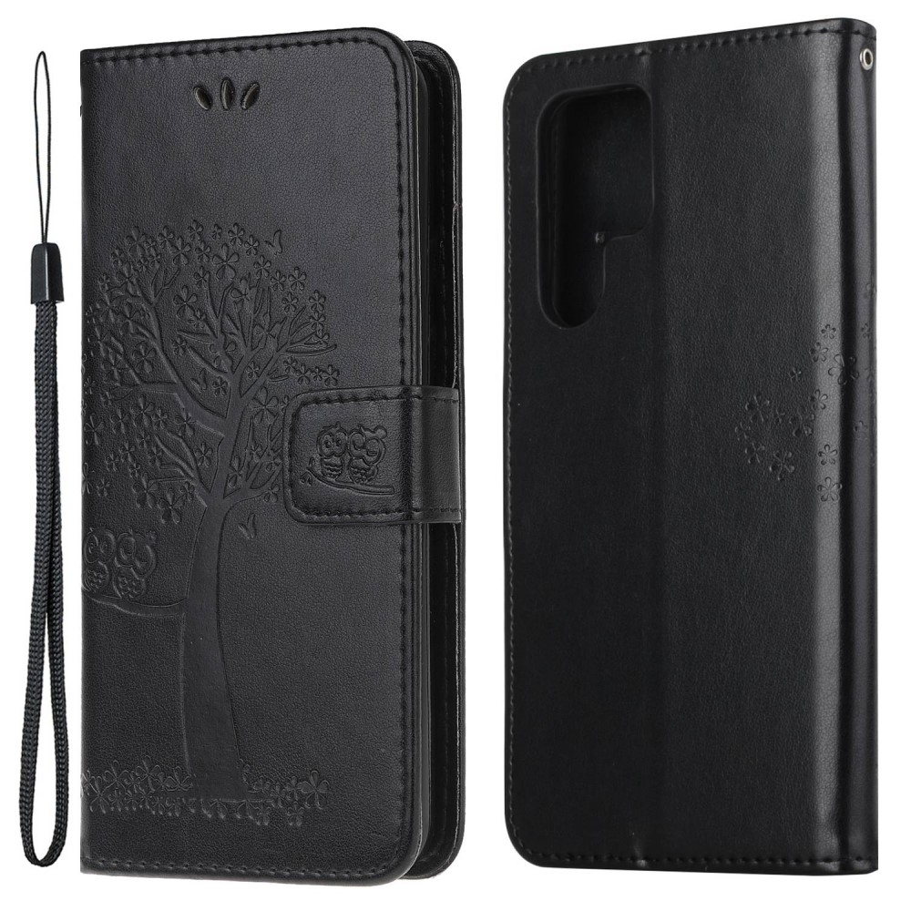 Fa könyv tok Samsung Galaxy S24 Ultra készülékhez - fekete