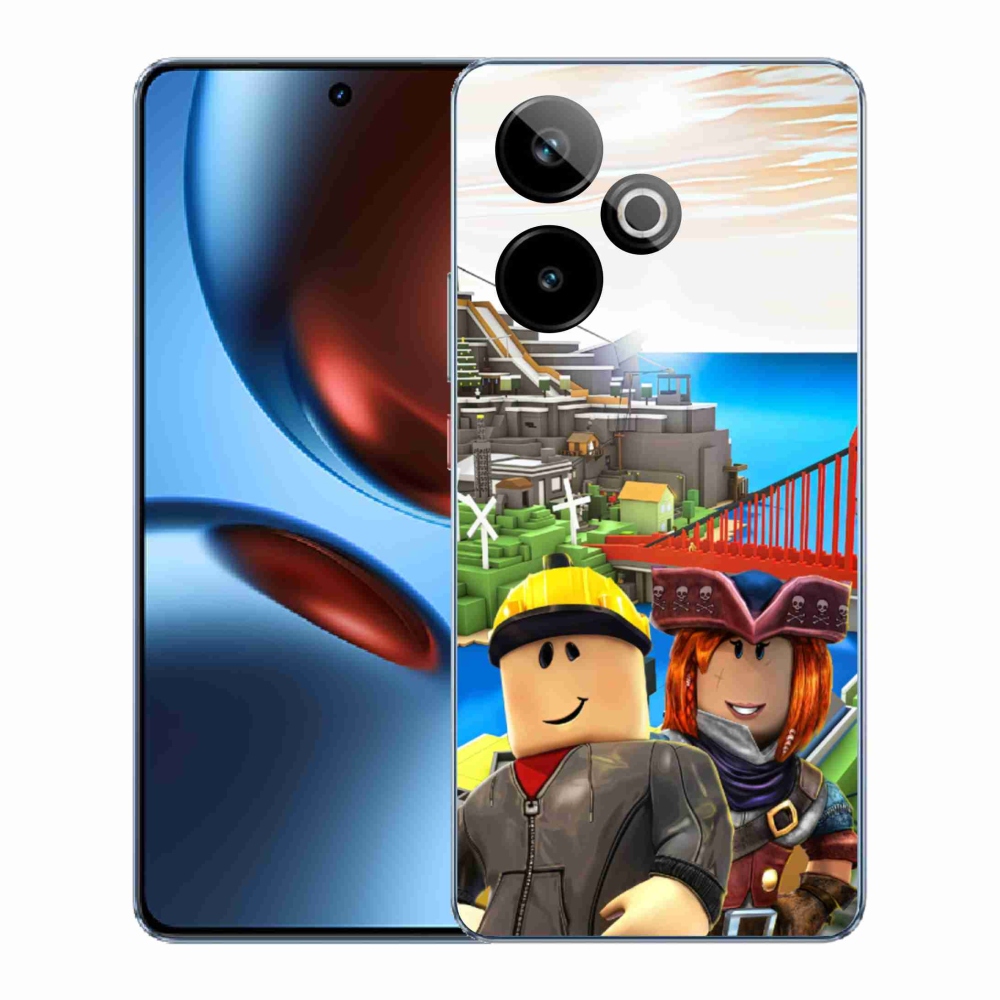 Rugalmas gél tok mmCase képpel a Realme GT 7 5G/GT 7T 5G számára - roblox 1