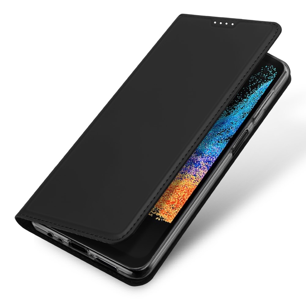 DUX könyvtáska Samsung Galaxy Xcover 7 Pro készülékhez - fekete