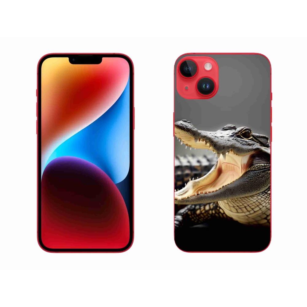 Zselés borítás mmCase iPhone 14 Plus készülékhez - krokodil