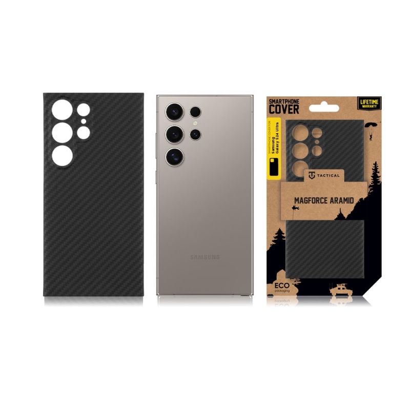Taktikai MagForce Aramid borító Samsung Galaxy S24 Ultra Black számára