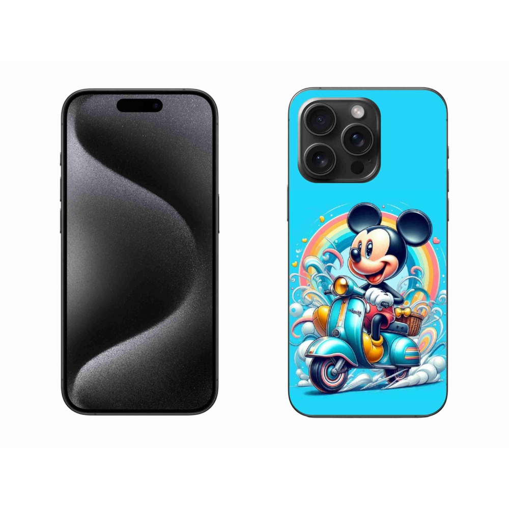 Zselés borítás mmCase iPhone 15 Pro Max készülékhez - mickey egér 2