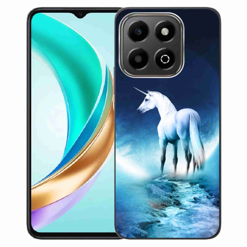 Zselés borítás mmCase a Honor X6b készülékhez - fehér egyszarvú