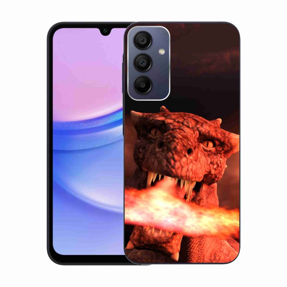 Gél védőburkolat mmCase Samsung Galaxy A15 4G/5G - sárkány