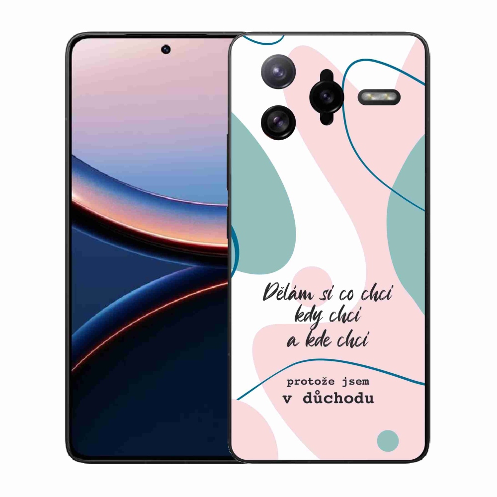 Gél borító mmCase a Xiaomi Poco F7 Ultra számára - vicces szöveg 10 fehér háttér