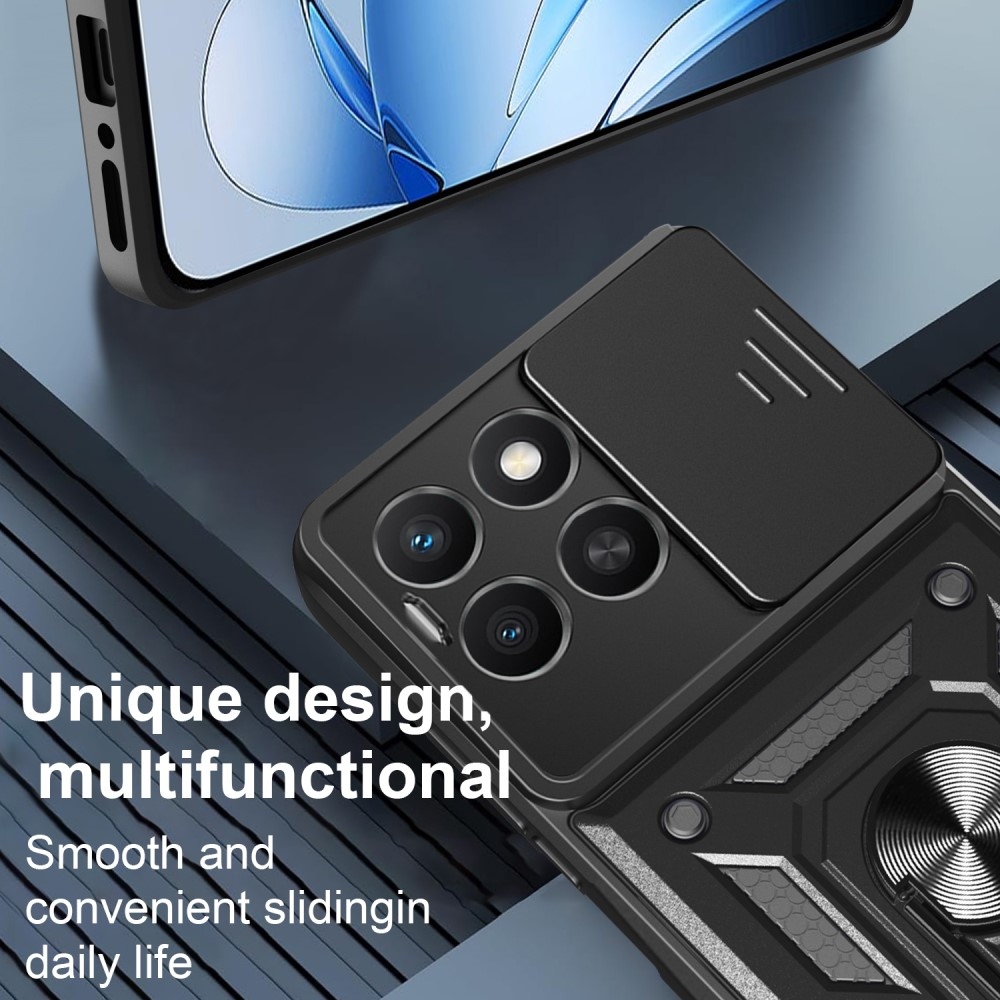 Csúszásálló borítás a Honor X8c készülékhez - fekete