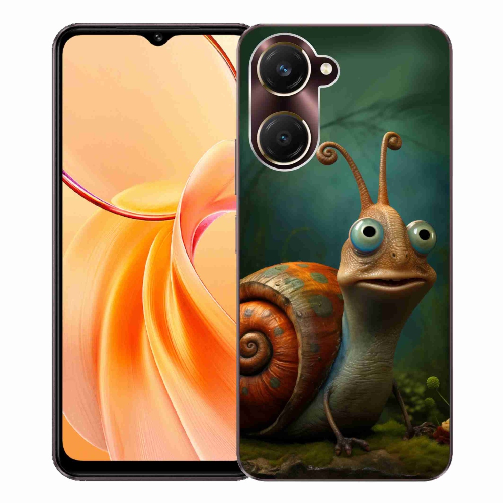 Zselés borítás mmCase a Vivo Y28s 5G készülékhez - csiga