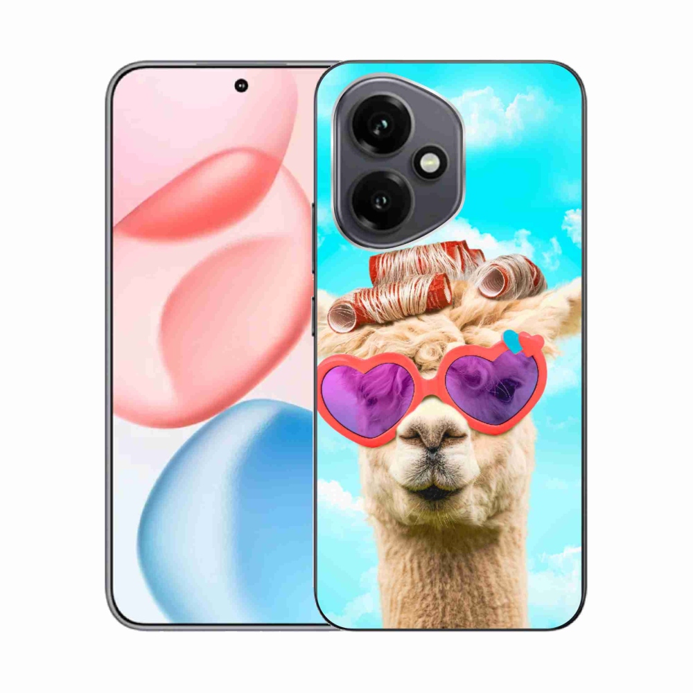 Zselés borítás mmCase a Honor 400-hoz - szemüveges láma