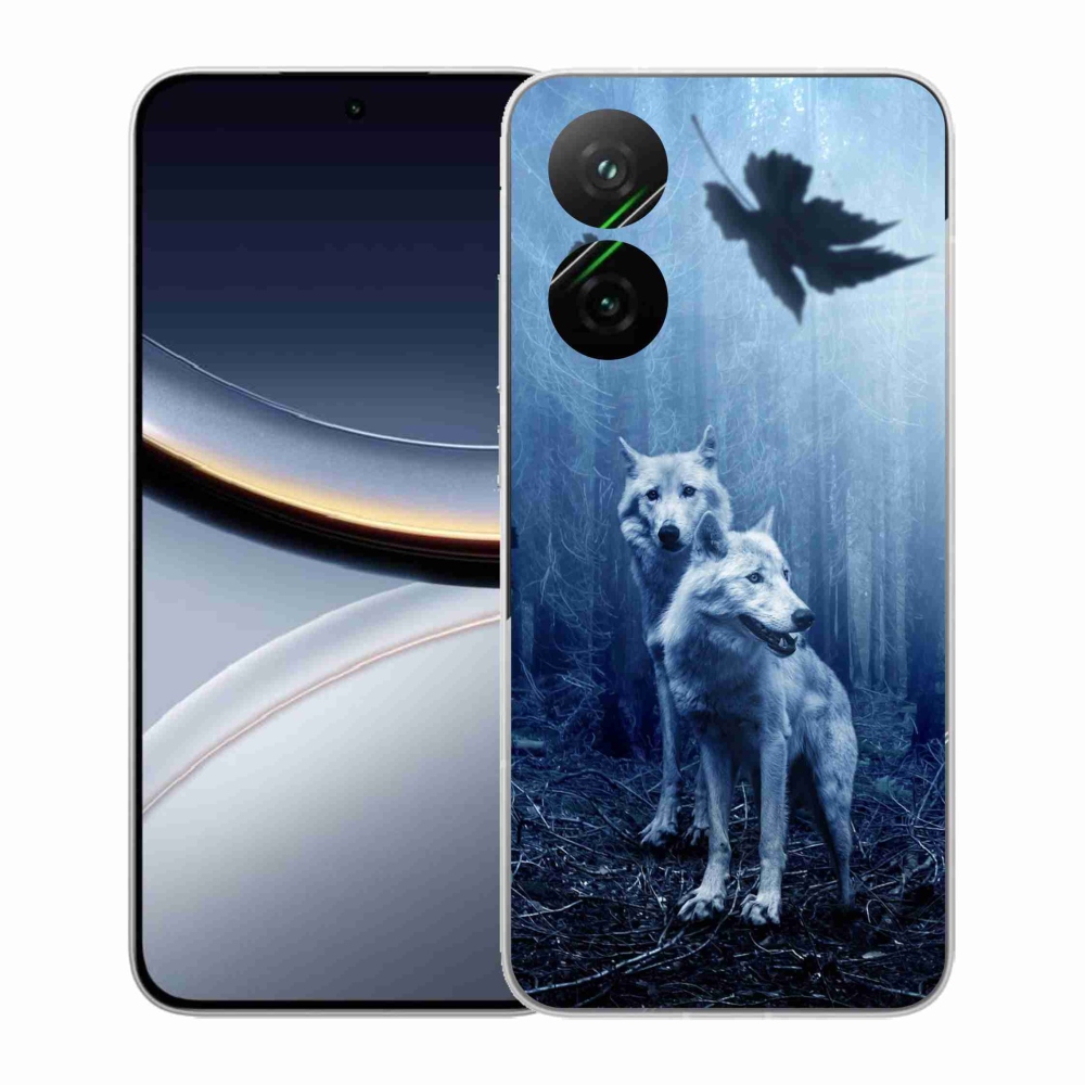 Gél borítás mmCase a Xiaomi Poco F7 5G számára - farkasok az erdőben
