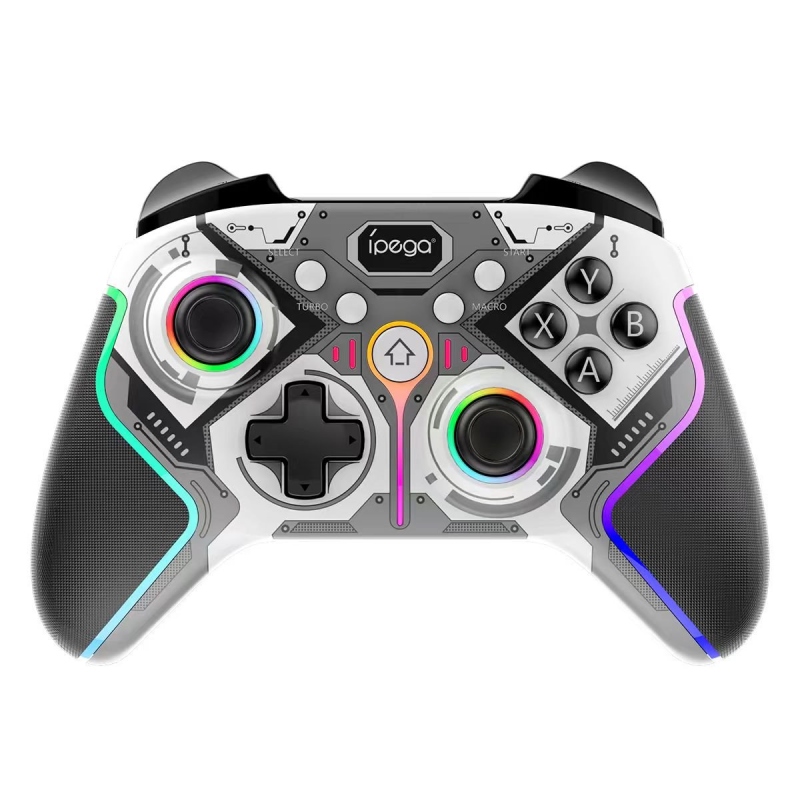 iPega 9666HH Bluetooth RGB Gamepad Android/iOS/PS3/PS4/PC/N-Switch szürke színben