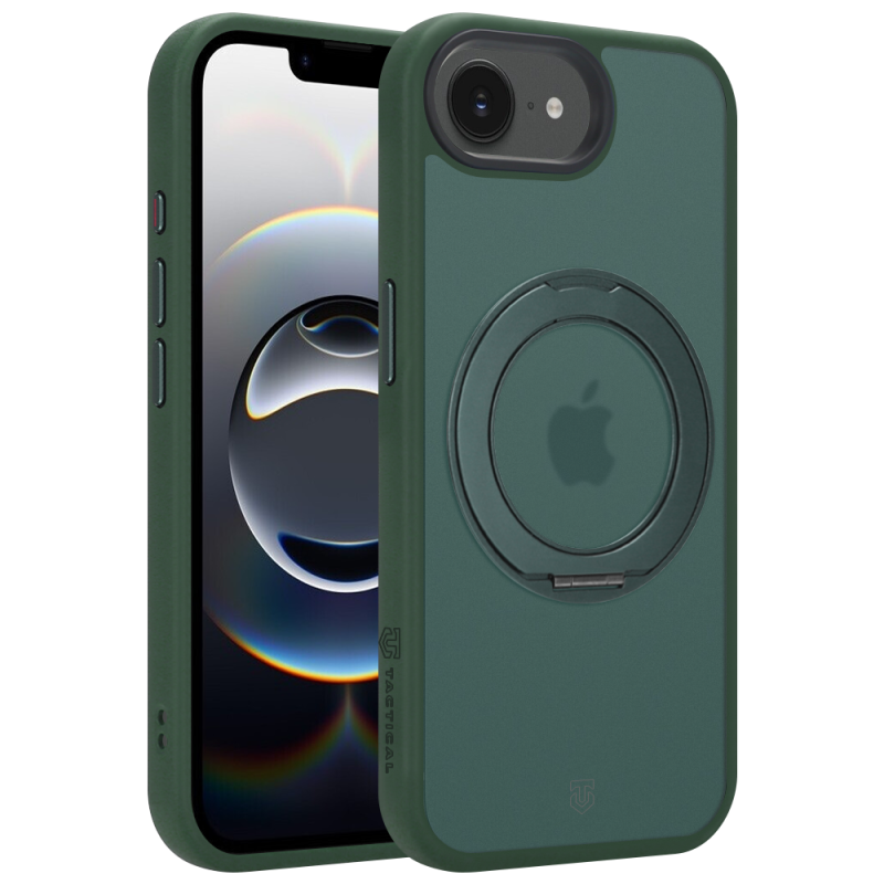 Tactical MagForce Hyperstand tok az Apple iPhone 16e/17e készülékhez, Forest Green színben
