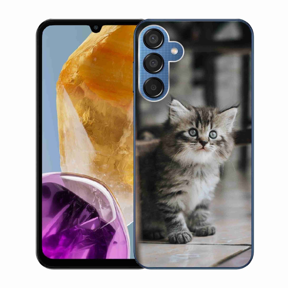 Zselés borítás mmCase Samsung Galaxy M15 5G - cica