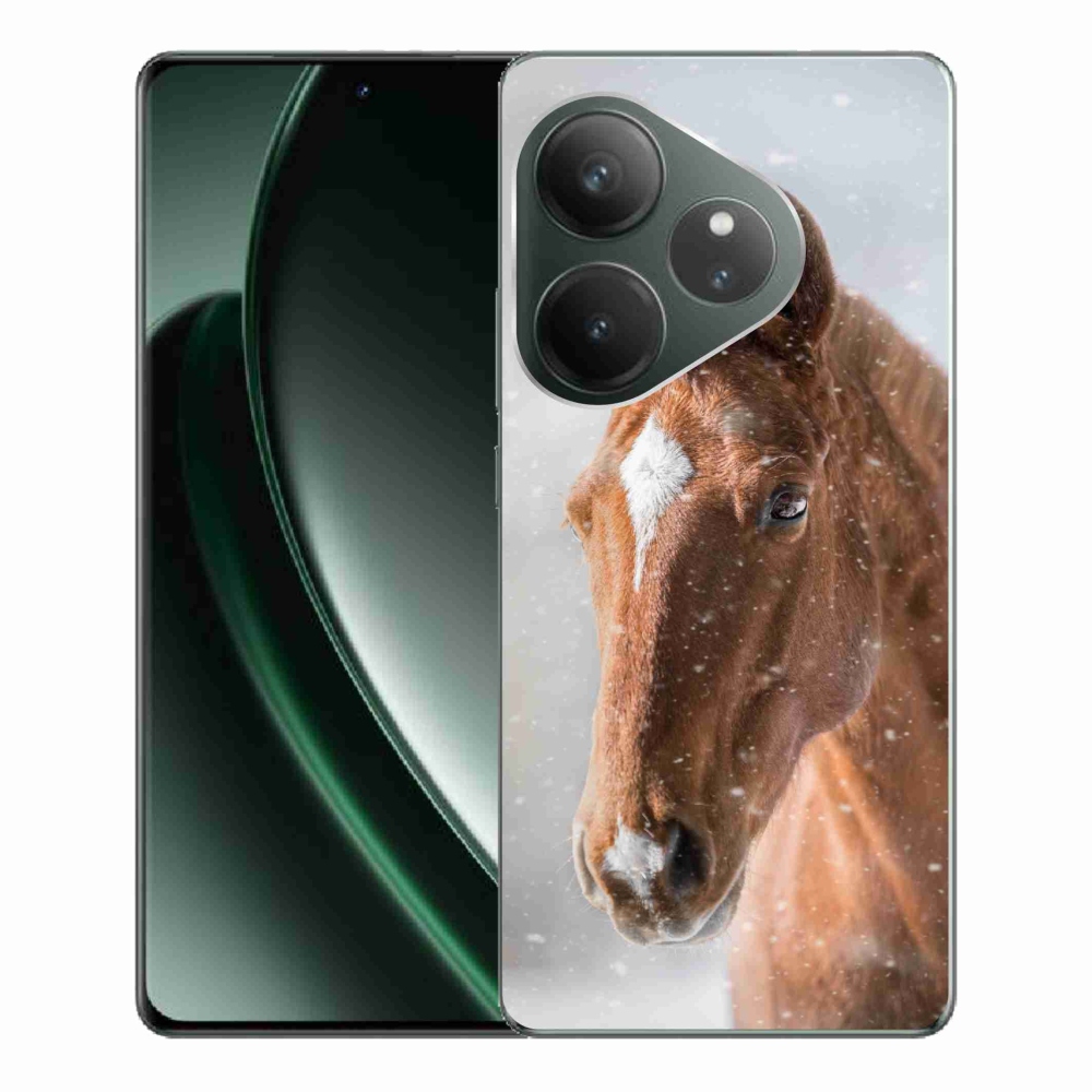 Zselés borítás mmCase a Realme GT 6 5G/GT 6T 5G - barna ló 2