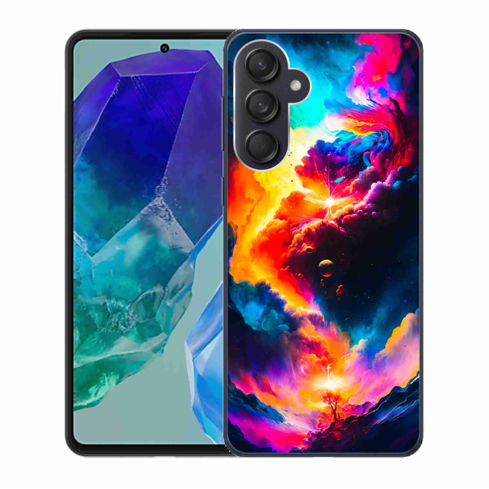 Gél borítás mmCase Samsung Galaxy M55 5G - absztrakt motívumhoz