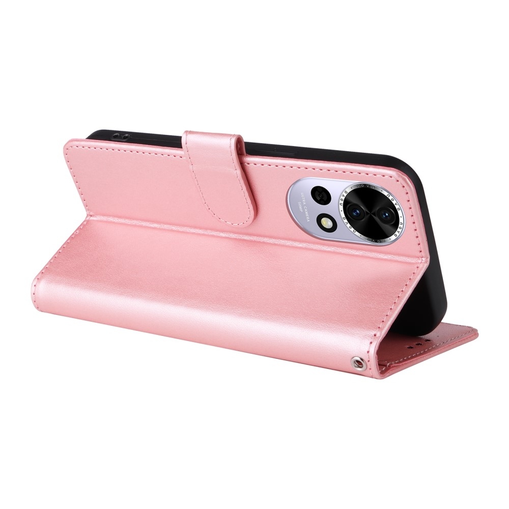 Virágos könyv tok a Huawei Nova 13 5G-hez - rózsaszínű