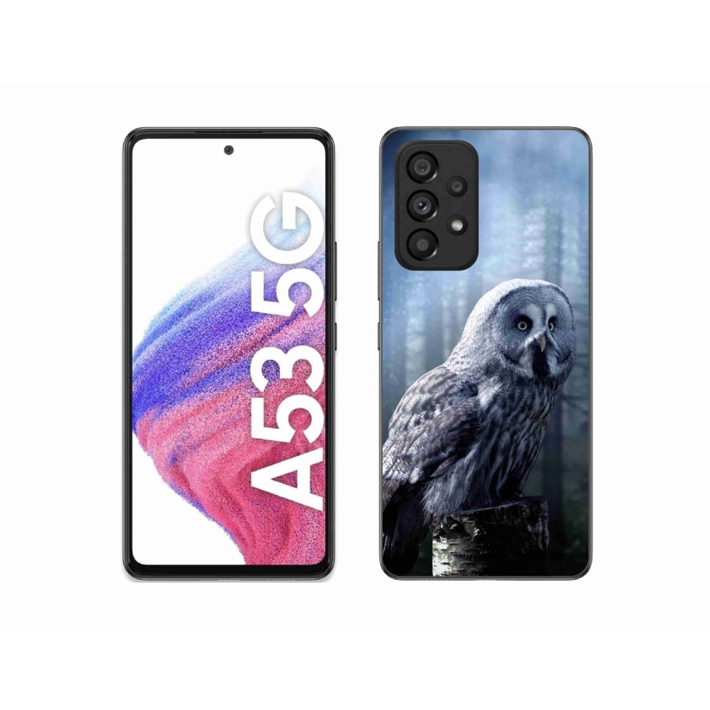 Zselés borítás mmCase Samsung Galaxy A53 5G - bagoly