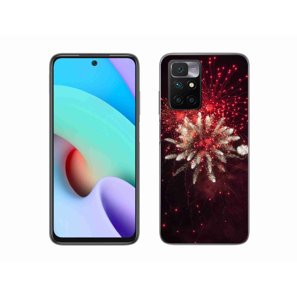 Gél borítás mmCase a Xiaomi Redmi 10/Redmi 10 (2022) - tűzijátékok