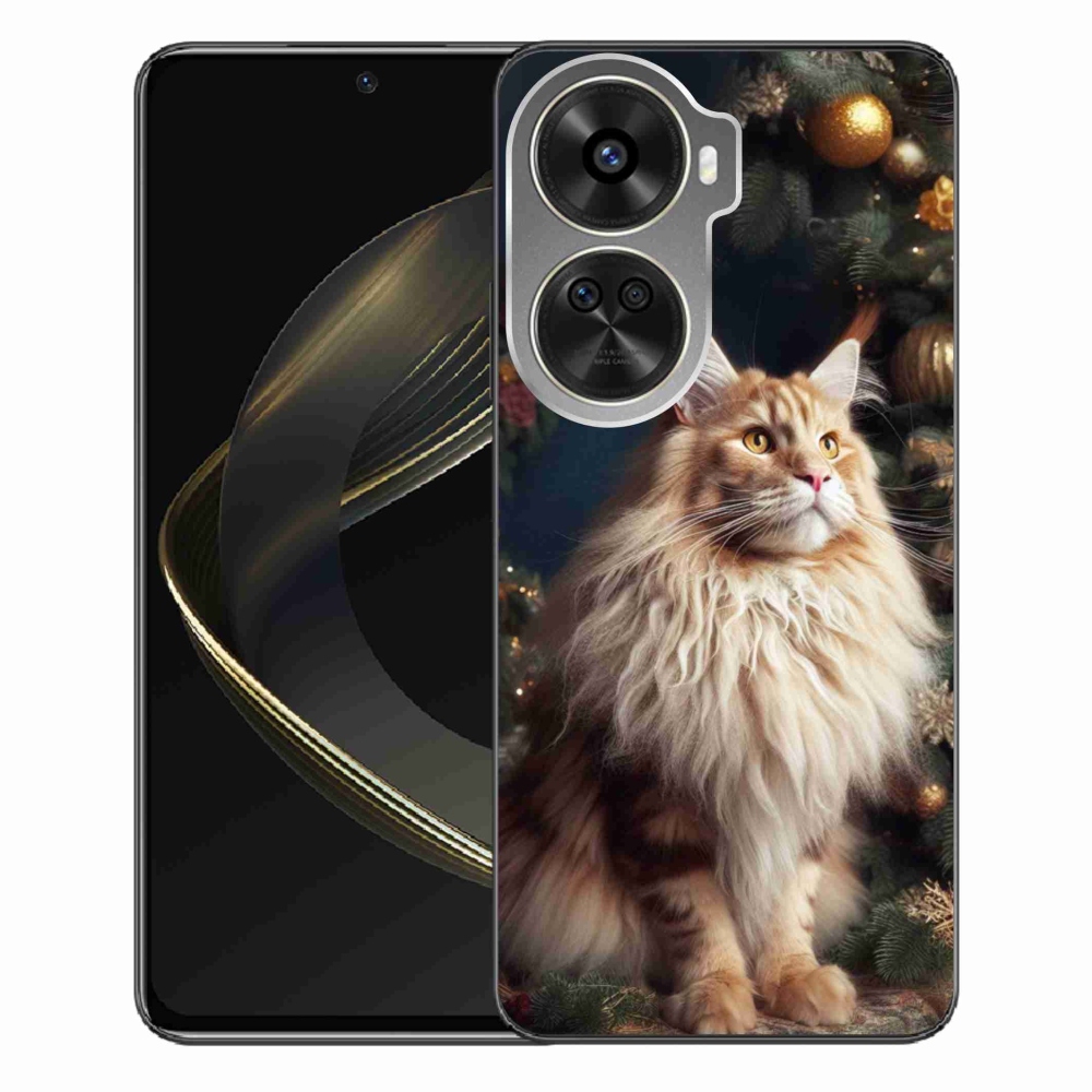 Gél borítás mmCase a Huawei Nova 12 SE-hez - macska a fánál