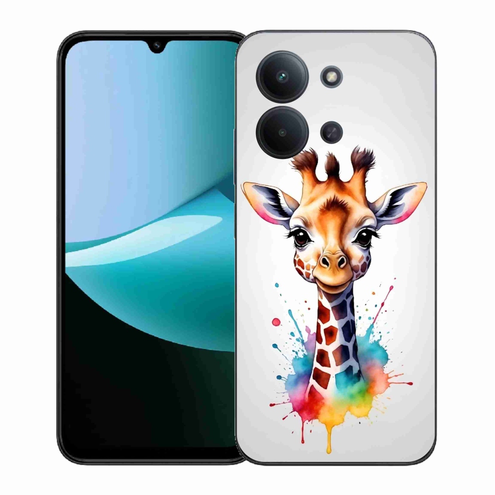 Gél borítás mmCase a Xiaomi Redmi 15C 4G (171mm)/Poco C85 4G (171mm) - zsiráf 1