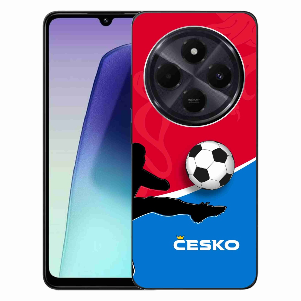 Gél borítás mmCase a Xiaomi Redmi 14C/Poco C75 - futball Csehország 2