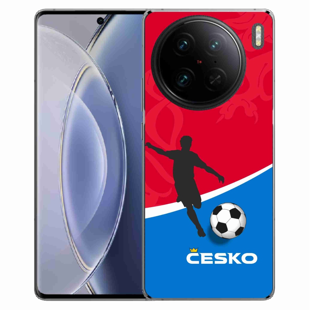 Gél borítás mmCase for Vivo X90 Pro - foci Csehország