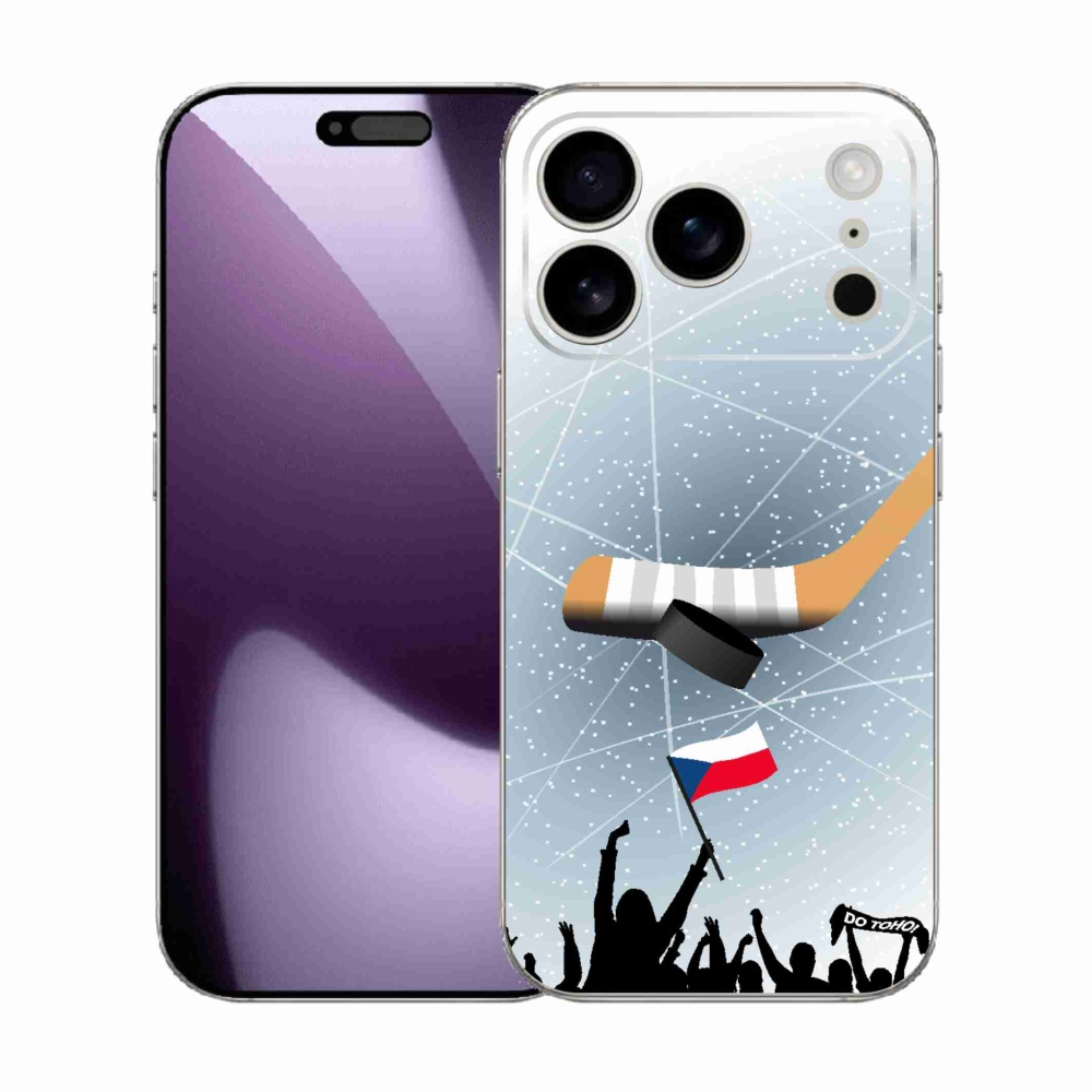 Zselés borítás mmCase iPhone 17 Pro készülékhez - hokiszurkolóknak