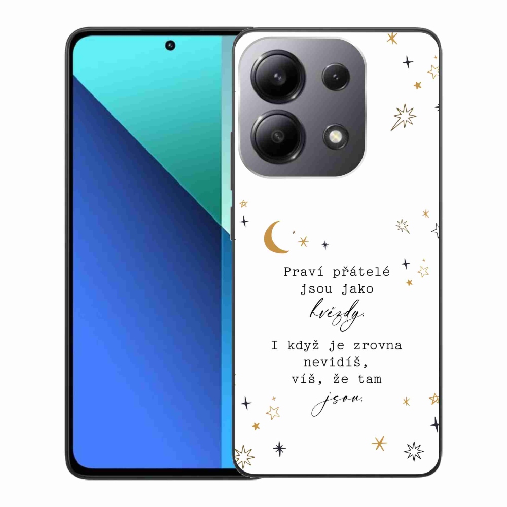 Gél borító mmCase a Xiaomi Redmi Note 13-hoz - idézem 6 fehér háttér