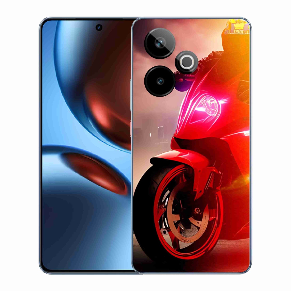 Rugalmas zselés tok mmCase képpel a Realme GT 7 5G/GT 7T 5G - motorbicikli számára