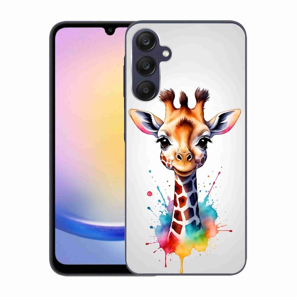 Zselés borítás mmCase Samsung Galaxy A25 5G - zsiráf 1