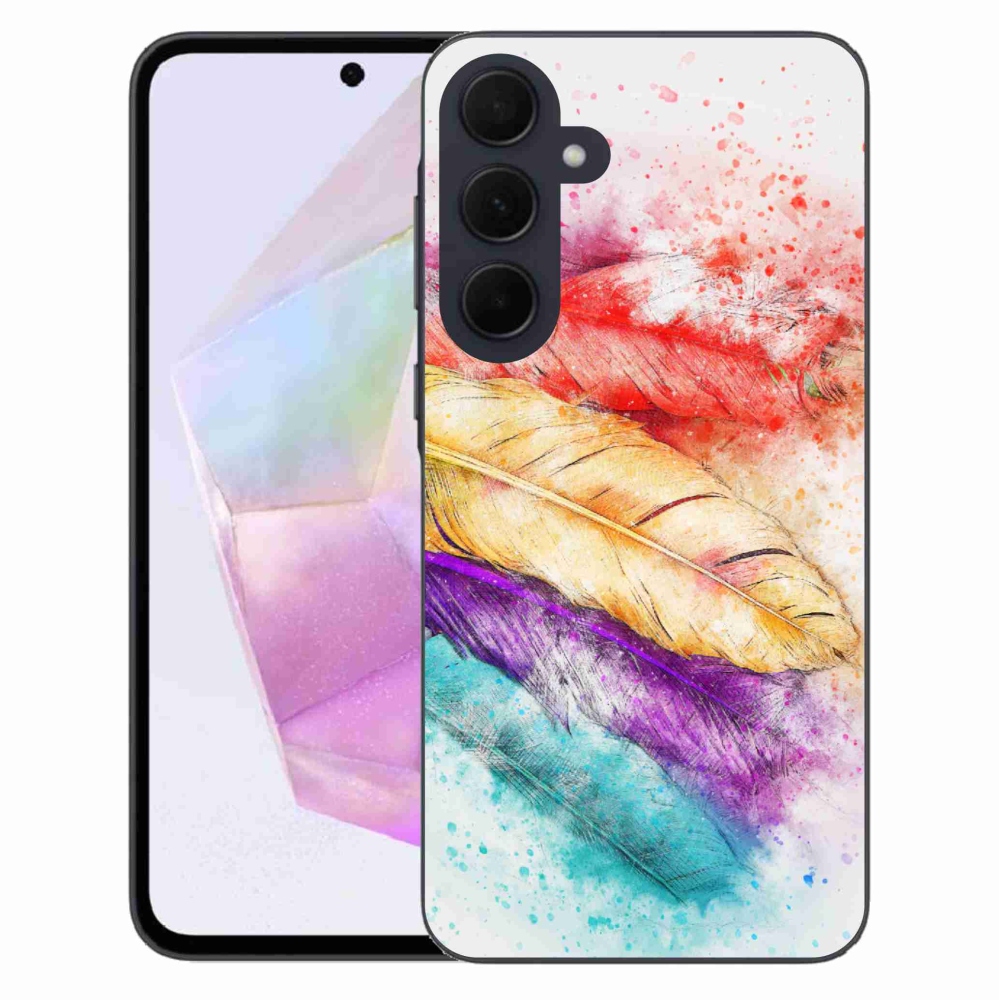 Zselés borítás mmCase Samsung Galaxy A35 5G - színes toll