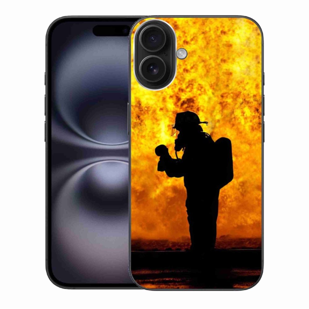 Gél borítás mmCase iPhone 16 Plus készülékhez - tűzoltó