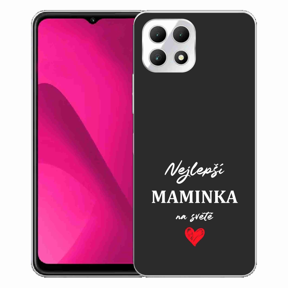 Gél borító mmCase a T-Mobile T Phone 2 készülékhez - Best Mom 1 Fekete háttér