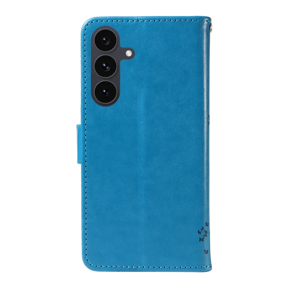 Fák könyve tok Samsung Galaxy S25 FE - kék