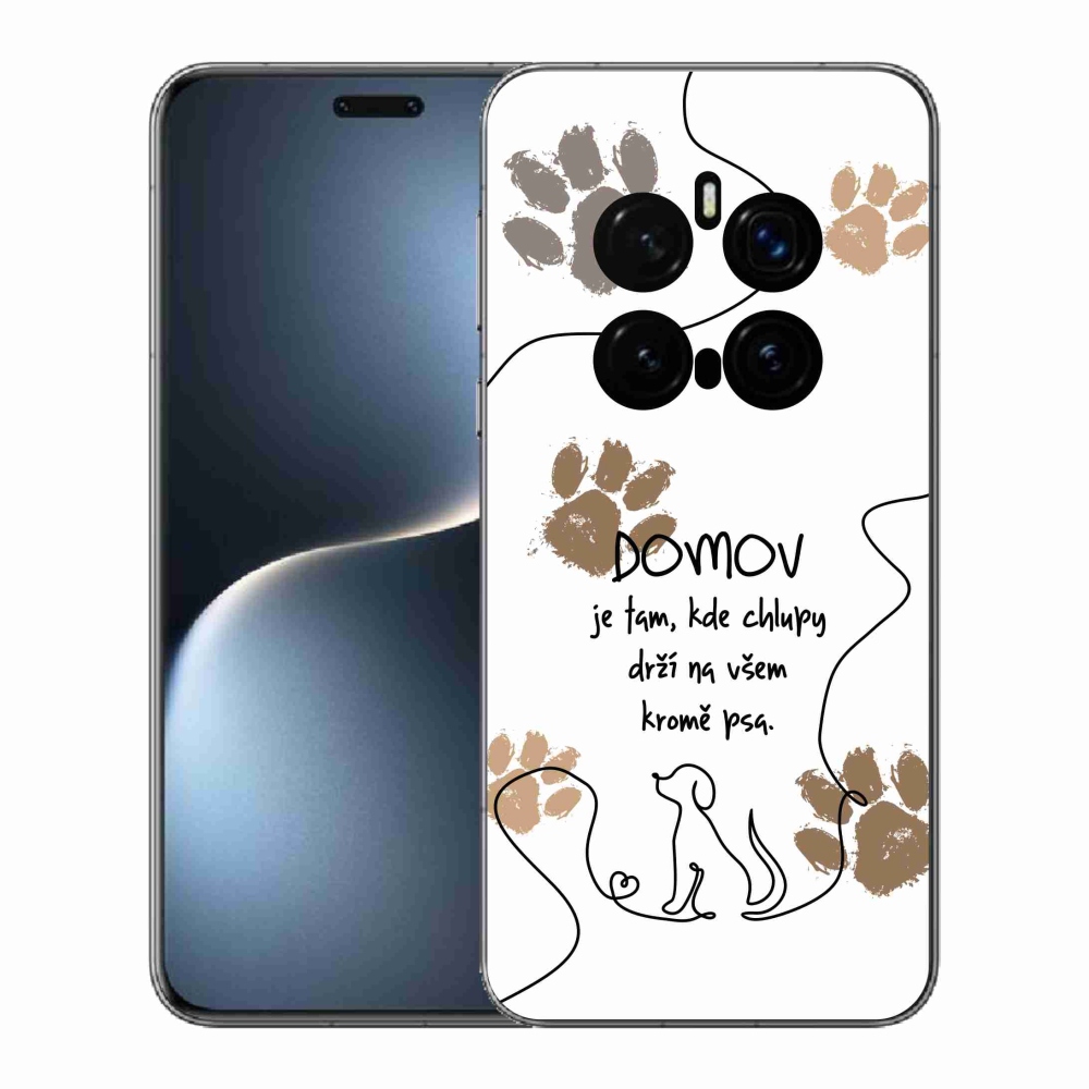 Gél borító mmCase a Honor Magic 7 Pro 5G készülékhez - kutya motívum fehér háttérrel