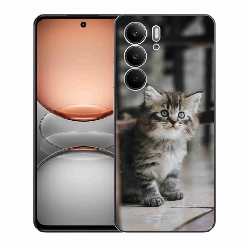 Gél borító mmCase a Realme C75 készülékhez - cica