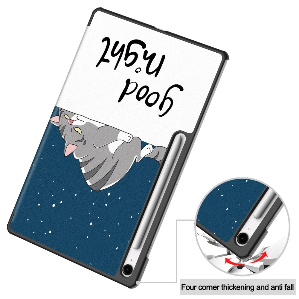 Patte intelligens záró tok Samsung Galaxy Tab S10 FE+ készülékhez - macska