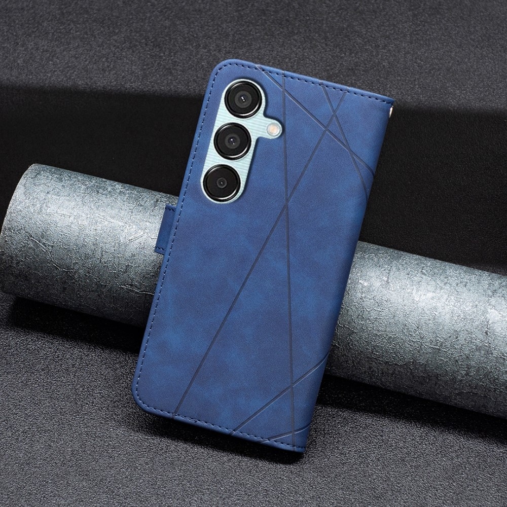 BINFEN könyvtáska Samsung Galaxy M15 5G - kék