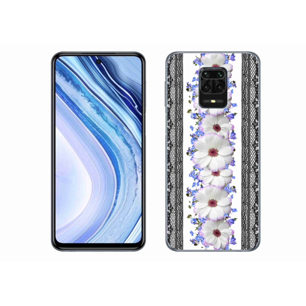 Gél borítás mmCase a Xiaomi Redmi Note 9 Pro számára - virágok 8