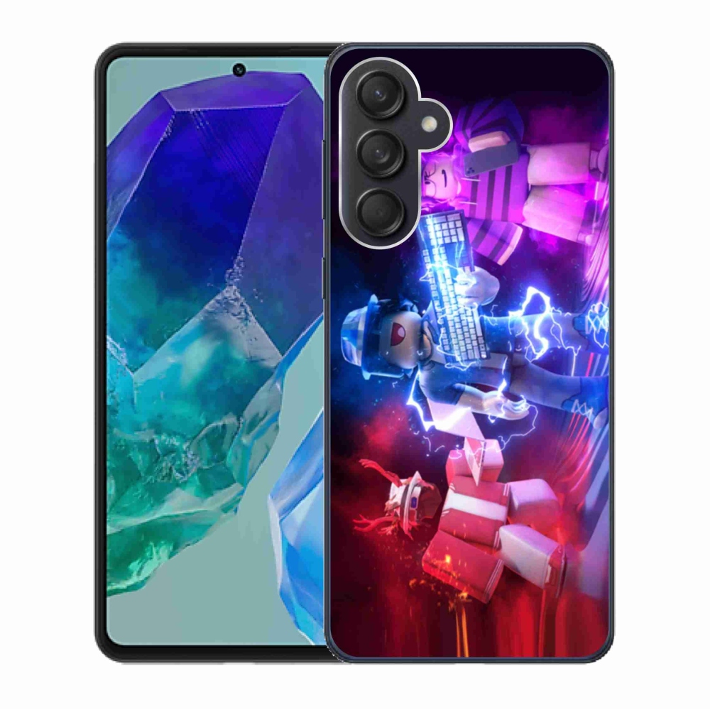 Gél védőhuzat mmCase Samsung Galaxy M55 5G - roblox